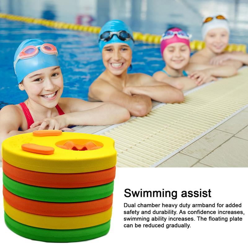 Exercise Disc Inflatable - EVA Foam Swim Discs Arm Bands