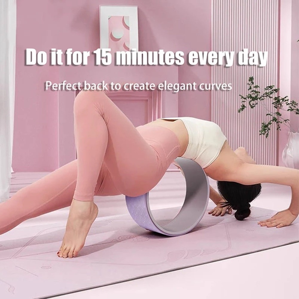 Pilates Yoga Roller - Muscle Massage Yoga Wheel Multi-Functional Back