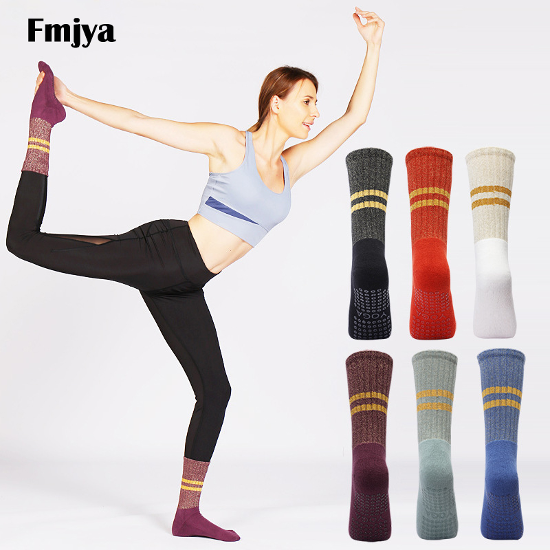 Fitness Yoga Pilates - Yoga Socks with Grips Non Slip