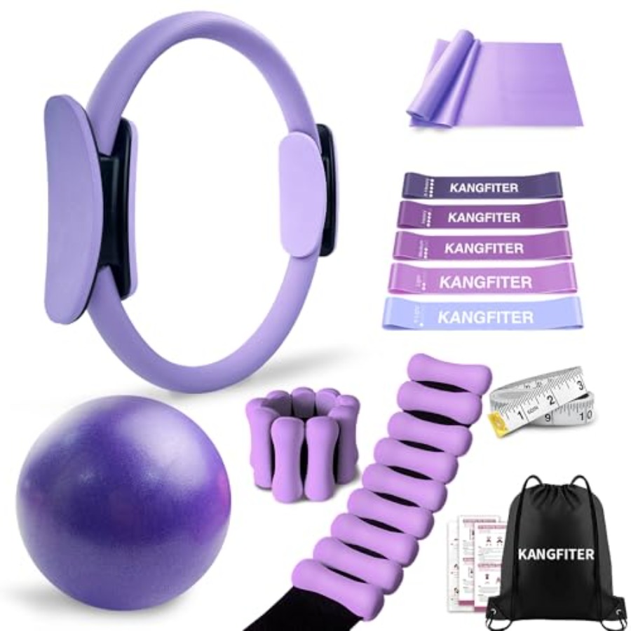 Pilates & Yoga Unleashed Studio - Pilates Equipment Kit for Home Workout,