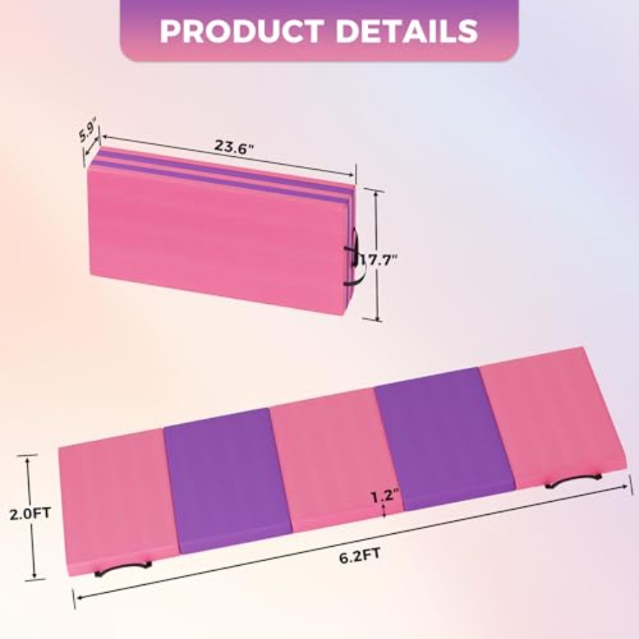 Folding Gymnastics Mat, Exerci - Pilates & Yoga Unleashed Studio review and price