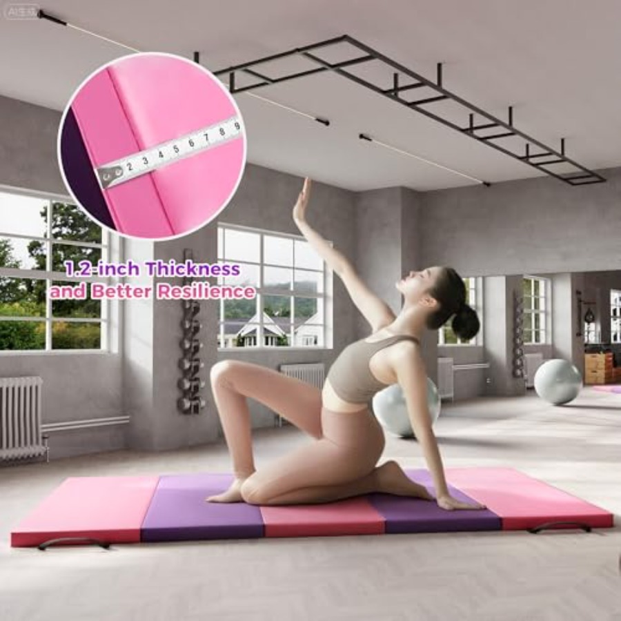 Folding Gymnastics Mat, Exerci - Pilates & Yoga Unleashed Studio review and price