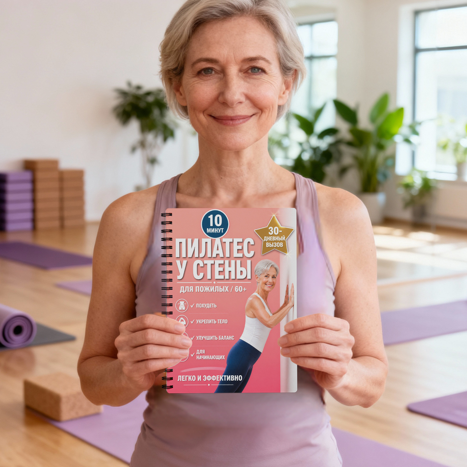 Wall Pilates for Seniors 30 Da - Pilates Yoga Shoes review and price