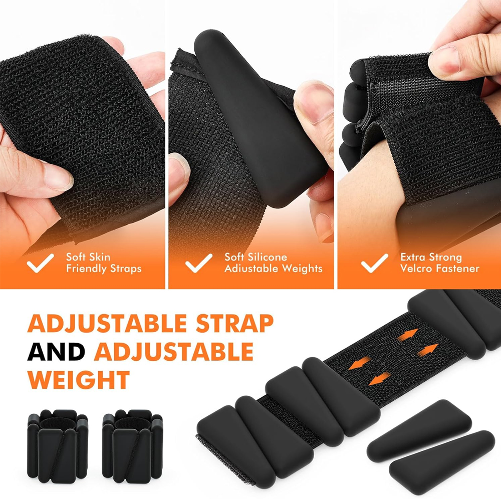 2LBS/4LBS Adjustable Silicone  - Pilates & Yoga Unleashed Studio review and price