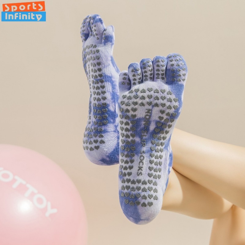 New Non Slip Tie Dye Five Fing - Fitness Yoga Pilates review and price