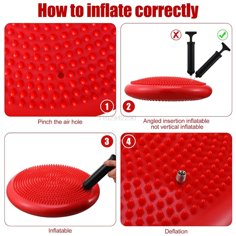 13.5in / 34cm Inflated Wobble  - Exercise Disc Inflatable review and price