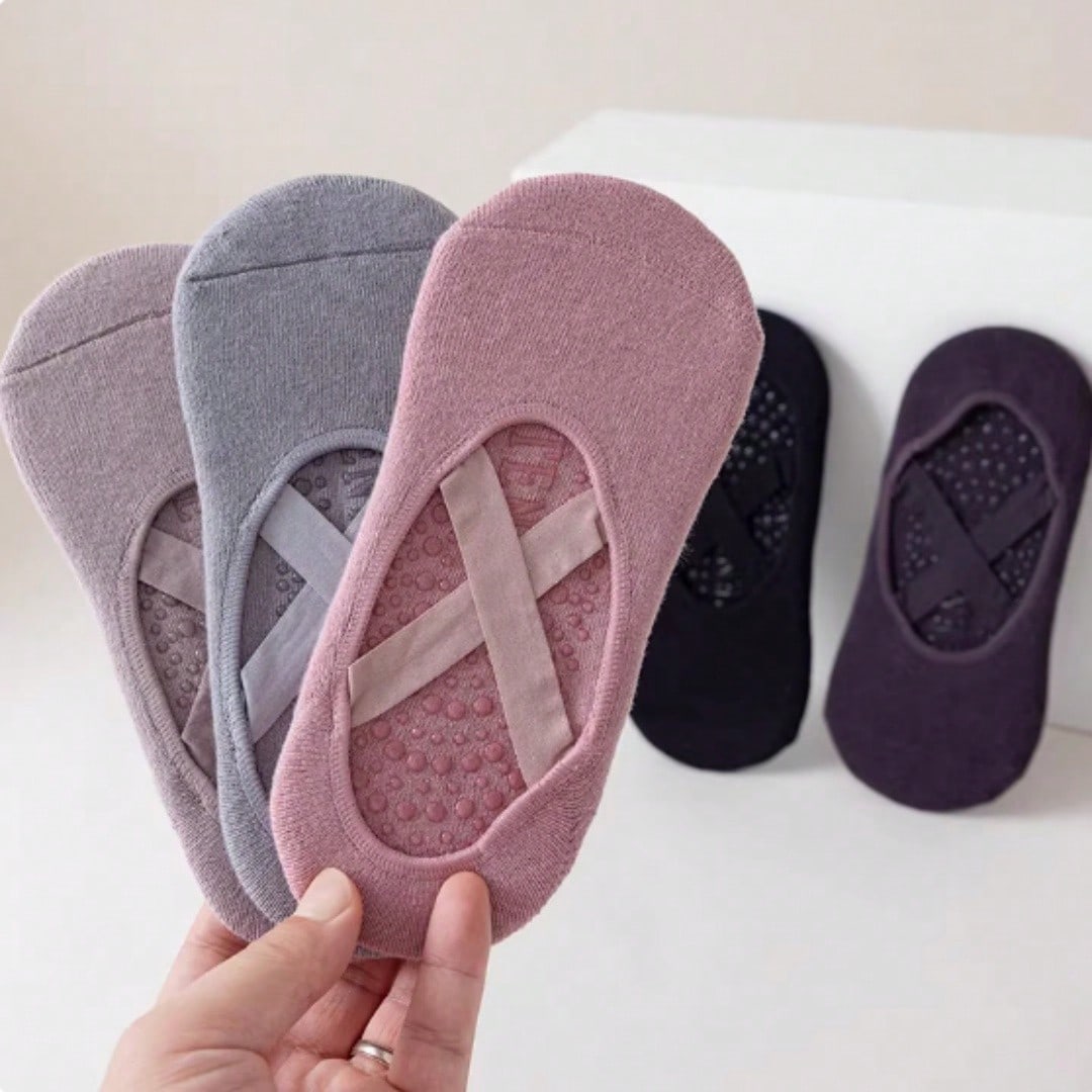 Anti-slip silicone sole yoga s - Fitness Yoga Pilates review and price