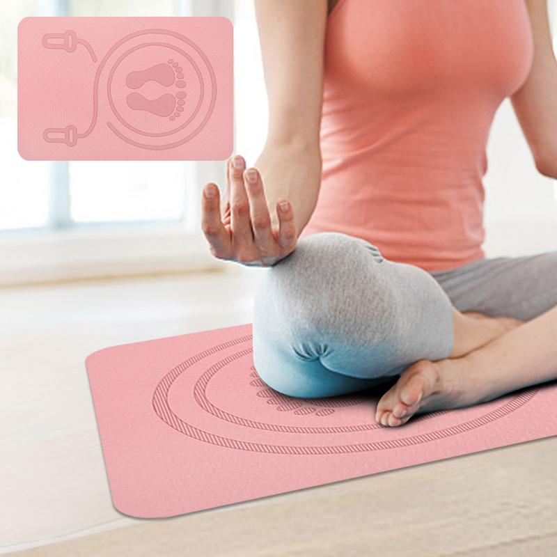 6mm Jump Rope Mat TPE Material - Pilates Yoga Shoes review and price