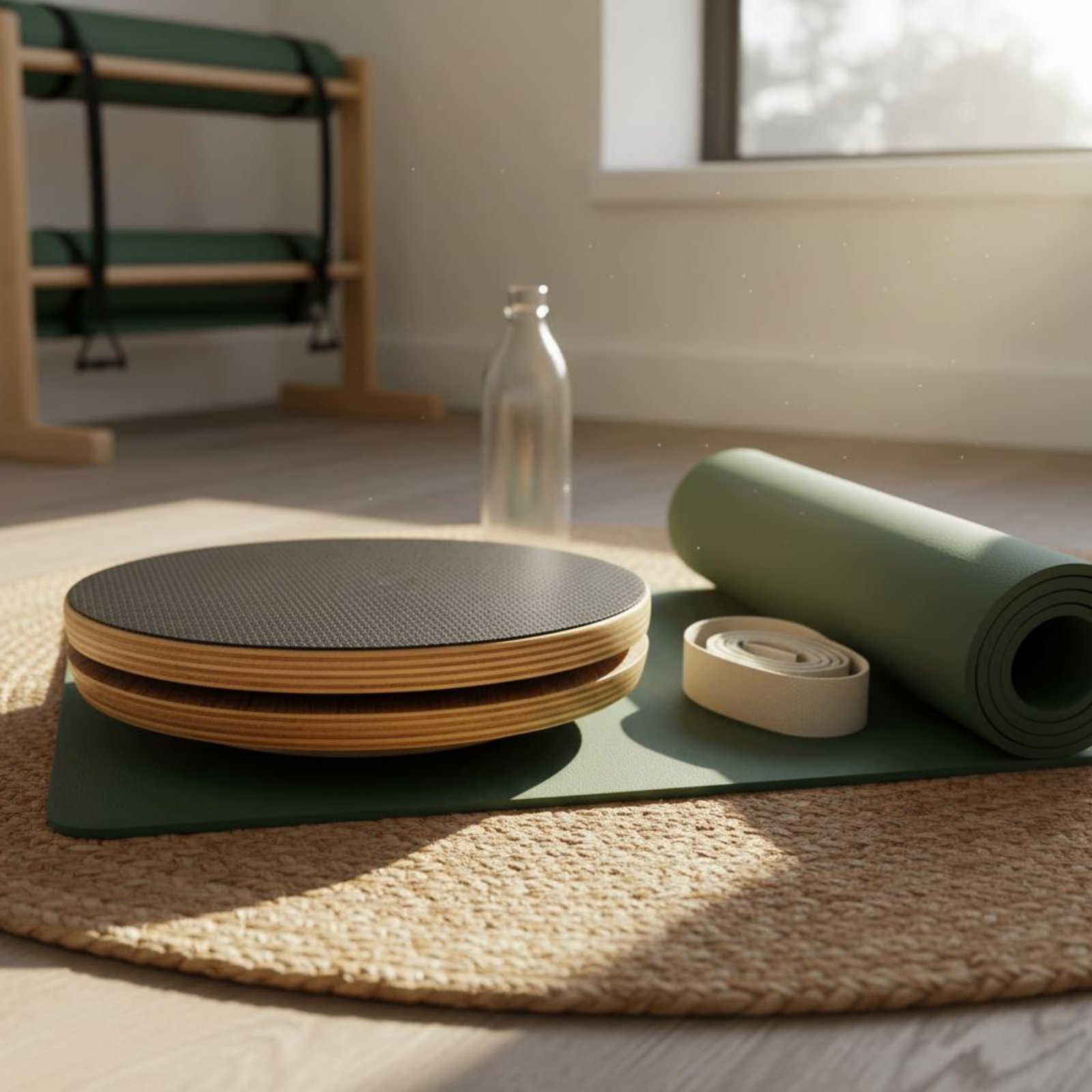 2 Pieces Wooden Pilates Disc S - Pilates & Yoga Unleashed Studio review and price