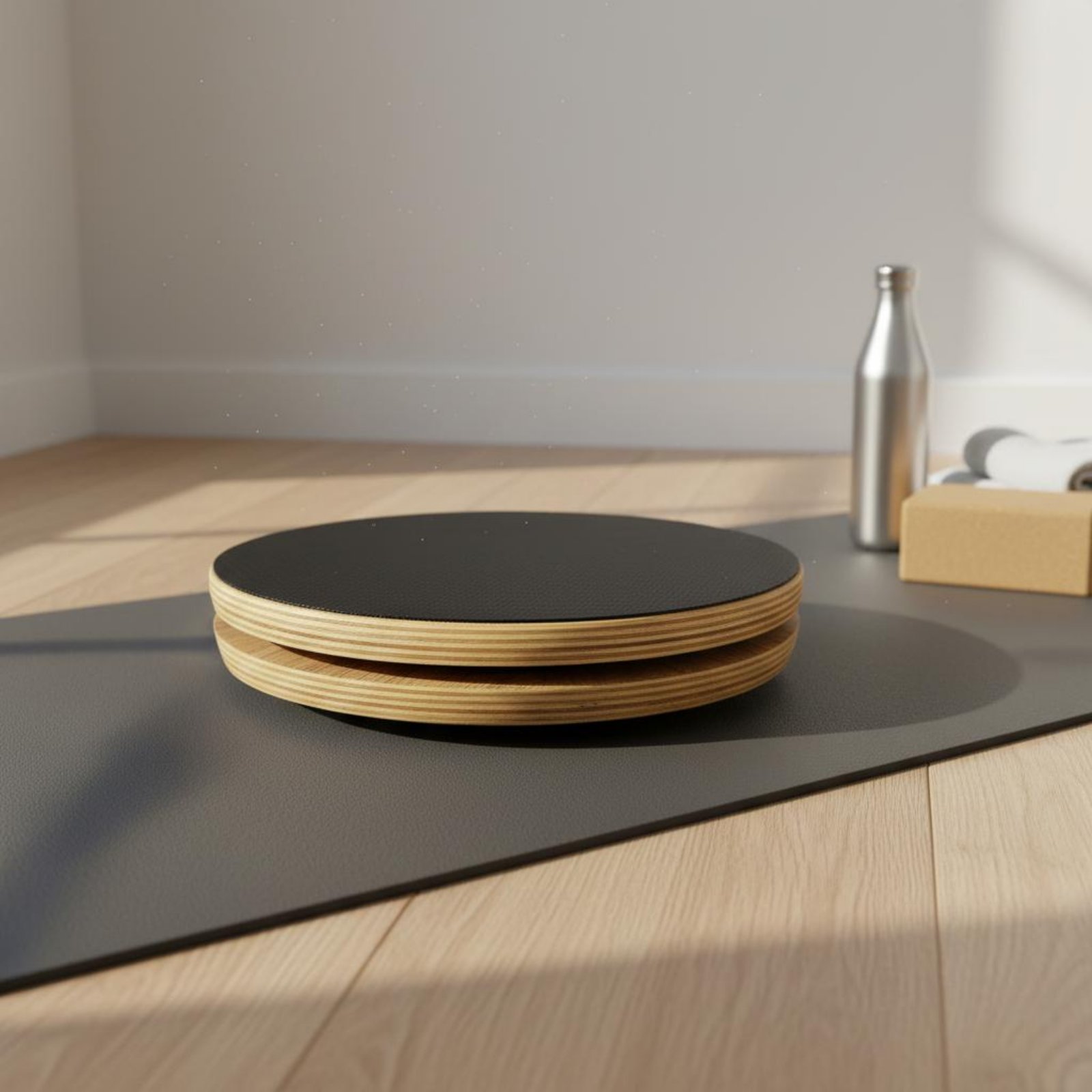 2 Pieces Wooden Pilates Disc S - Pilates & Yoga Unleashed Studio review and price