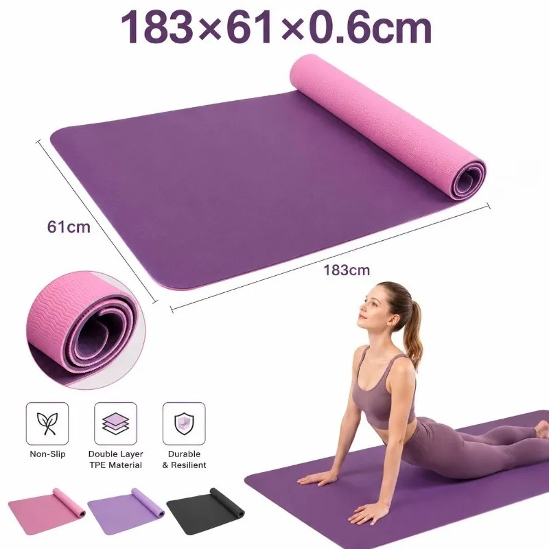 Yoga Mats Anti-slip Sport Fitn - Fitness Yoga Pilates review and price